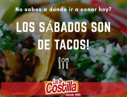 Los De Costilla menu