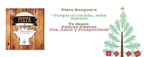 Pista Burguers menu