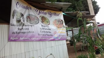 Comedor Doña Bertha menu