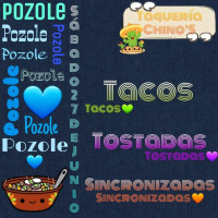 Chino's Y Taqueria menu