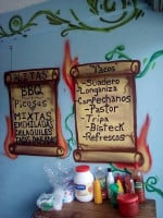 Tacos El Güero menu