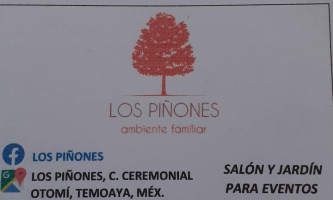 Los PiÑones menu