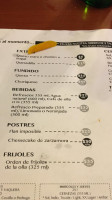 Erria Tacos Cerveza menu