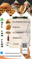 Sazón Nanixhe menu