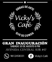 Vicky's Café menu