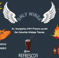 Only Wings menu