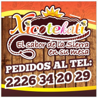 Xicotecali menu