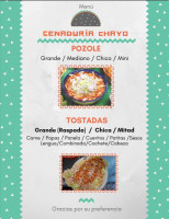 Cenaduría Chayo menu