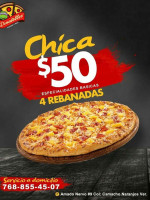 Donatello Pizzas Y Mas menu