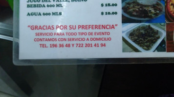 Los Compadres menu