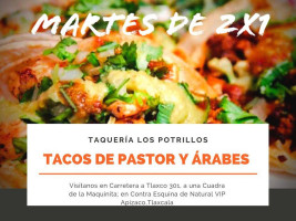 Taquería Los Potrillos menu