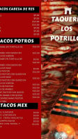 Taquería Los Potrillos menu