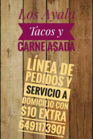 Los Ayala Tacos Y Carne Asada menu