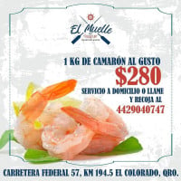 El Muelle Del Colorado. menu