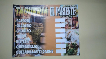 El Pariente menu