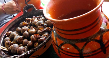 Pulque Curado Mingo's food