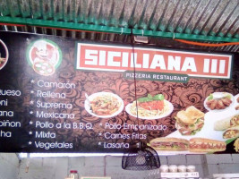 Pizzeria Siciliana Iii menu