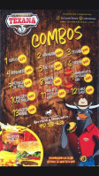 La CabaÑa Texana menu