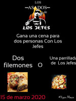 Los Asados De Los Jefes Carta
