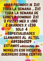 Mr.pepperoni Pizza Speisekarte