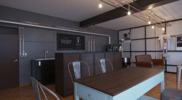 Volta Coffee Roasters inside