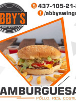 Abby's Wings Y Mas menu