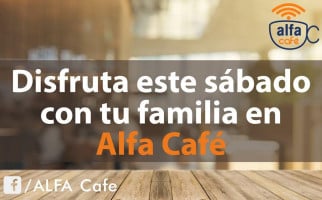 Alfa Café menu