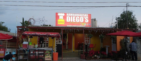 Diego's outside