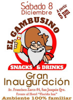 El Gambusino menu