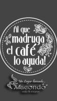 Un Lugar Llamado Macondo menu