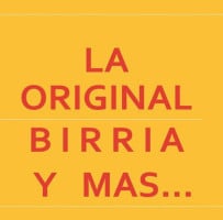 La Original Birria menu