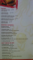 Golden Palace Restaurant Bar menu