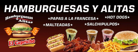 Hamburguesas Y Alitas El Capricho menu