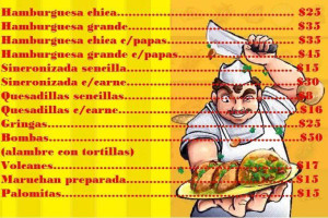 Taqueria La Independencia menu