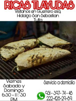 La Galera menu