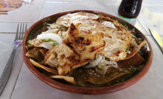 Palapa Campo Verde Frente Balneario Las Estacas food