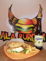 A La Burger food