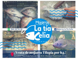 Mojarras La Tía Celia menu