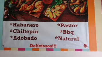 Pollos Asados Chente menu