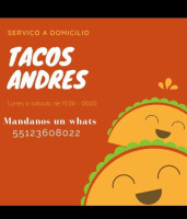 Taquería Don Andres menu