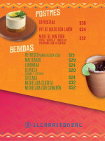 El Carretón menu