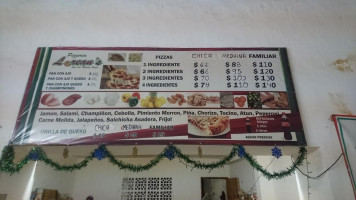 Lorean's Pizzeria Carta