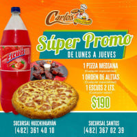 Carlos Pizza Hambuerguesas menu