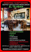 El Tejaban menu