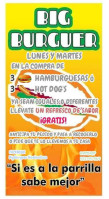 Big Burguer Hamburguesas Al Carbon menu