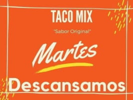 Taco Mix menu