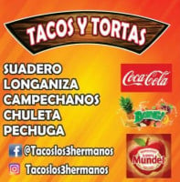 Tacos Los 3 Hermanos menu