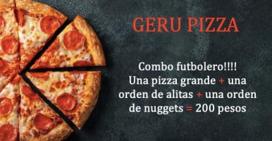 Geru Pizza menu