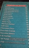 CafÉ Casa Vieja menu