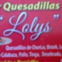 Quesadillas Lolys menu